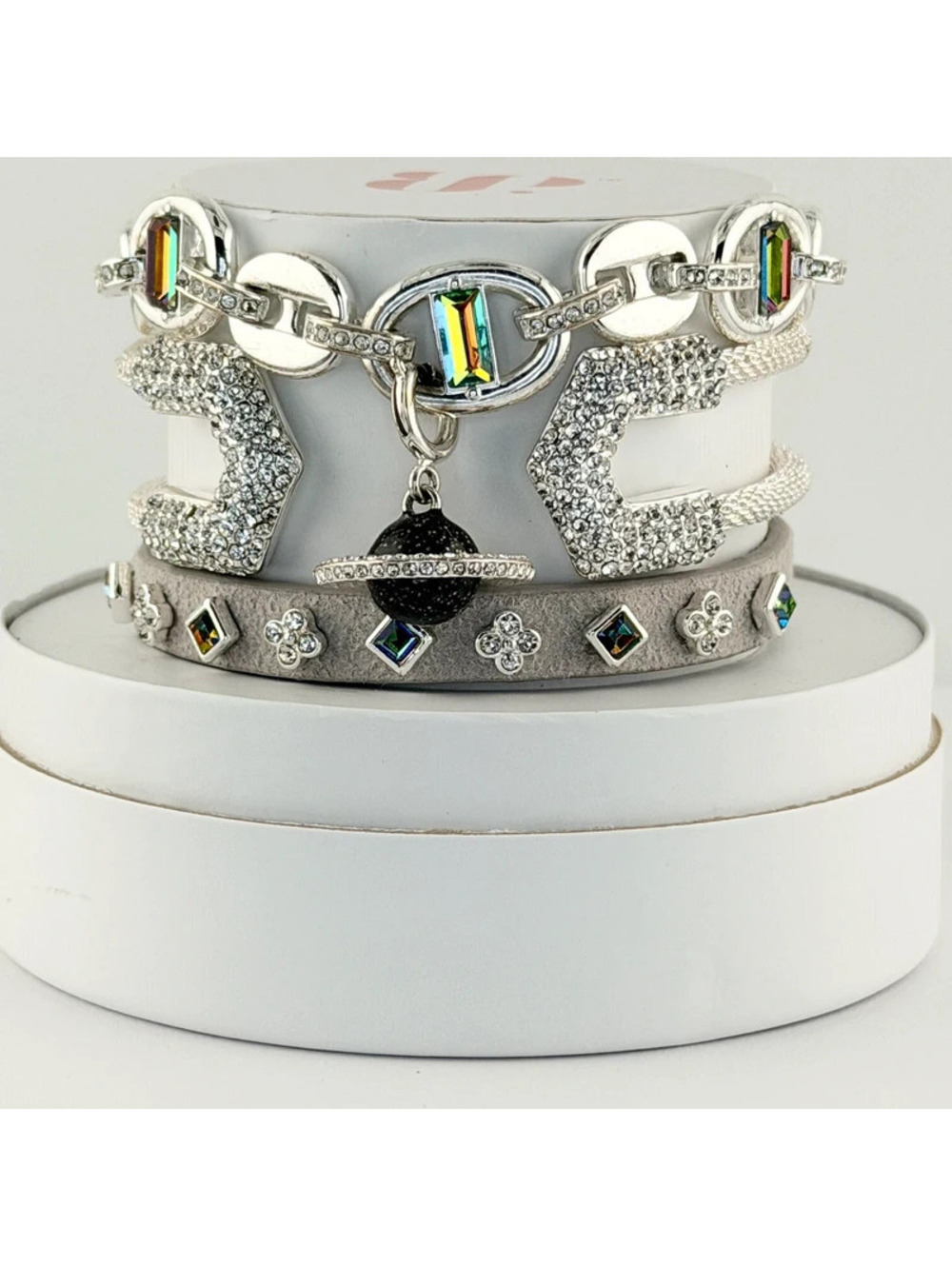 Bomb Party Stacks “Orbiting Opulence” ST66509 Silver Plating